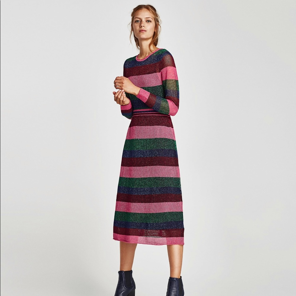 Zara stripped dress